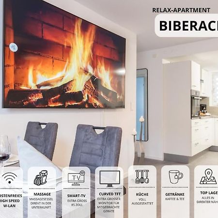 Relaxapartment 15 Massagesessel Smarttv Kueche Biberach an der Riß Exteriör bild